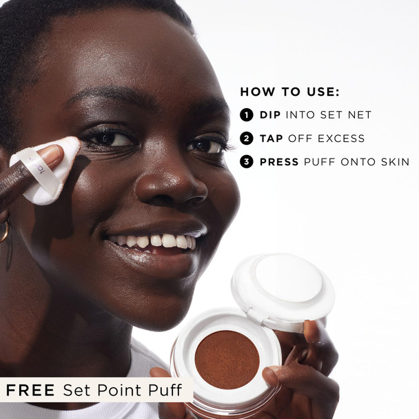 tarte creaseless setting powder – Loose Face Powder Lightweight Oil-Absorbing Formula for Longwear Finish Vegan & Cruelty Free
