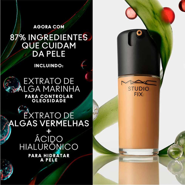 MAC Studio Fix Fluid SPF 15 24HR Matte Foundation + Oil Control, NW5, 1 Ounce