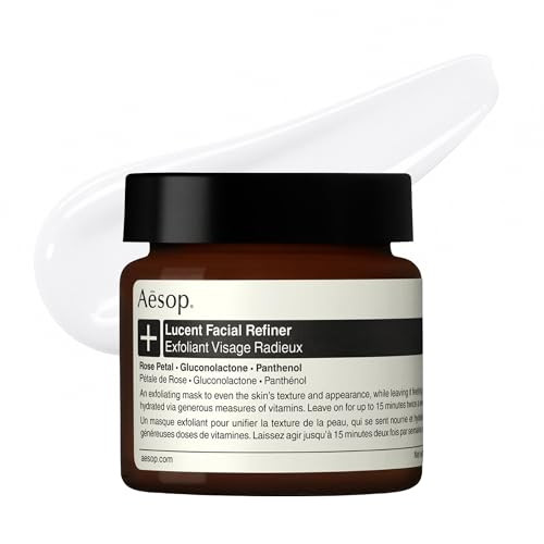 Aesop Lucent Facial Refiner | Daily Exfoliating Gel With Lactic Acid & Vitamin C Smooths & Renews Skin 2.1 Oz
