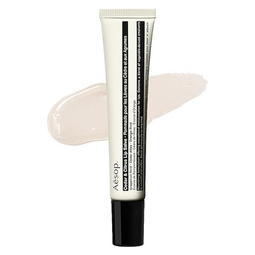 Aesop Cedar & Citrus Lip Balm | Nourishing Lip Treatment For Dry Chapped Lips | Smooth Oil-Gel Formula 0.3 Fl Oz