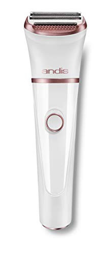 Andis 31015 Close Curves Electric Shaver For Women - Perfect For Legs Bikini Area & Underarms Hair Removal - Rechargeable Cordless Wet & Dry Shaver Lightweight 6 Piece Kit