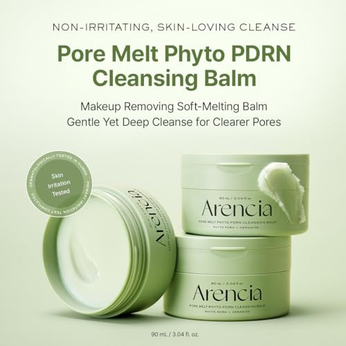 Arencia Pore Melt Phyto Pdrn Cleansing Balm Makeup Removing & Pore Care Cleanser With Pdrn Ceramide Hyaluronic Acid 90Ml / 3.04 Fl. Oz