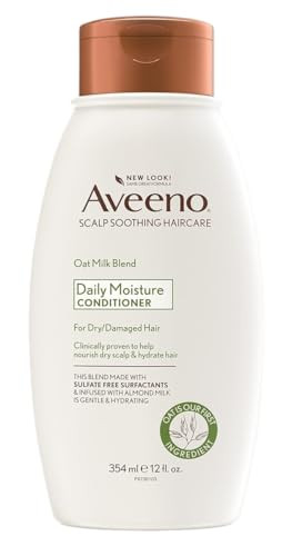 Aveeno Conditioner Oat Milk Blend 12 Ounce (Moisture) (Pack Of 6)