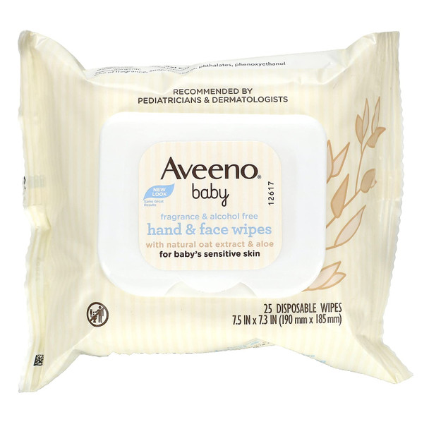 Aveeno Aveeno Baby Wipes 25 Count Sensitive (4In) 25 Count