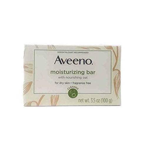 Aveeno Naturals Moisturizing Bar For Dry Skin 3.50 Oz (Pack Of 8)