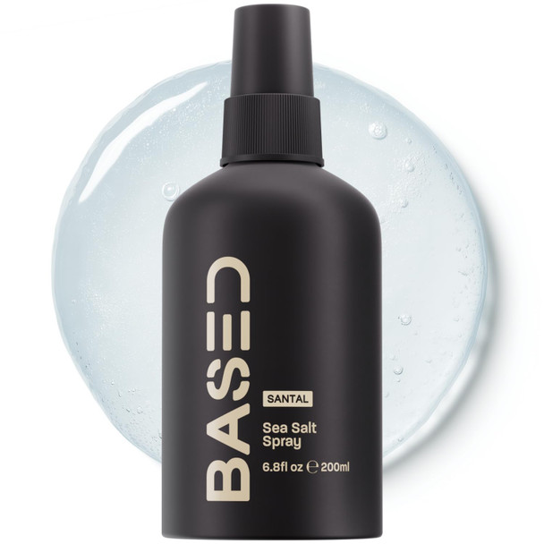 Based Bodyworks Sea Salt Spray Natural Finish Sea Salt Spray For Hair Volume & Texture Infused With Kelp & Vitamin B5 Light & Non-Greasy Paraben Free No Drying Alcohols 6.8 Oz (Pack Of 1)