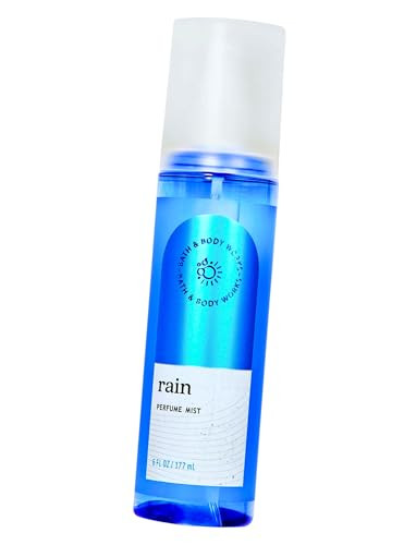 Bath & Body Works Rain Perfume Mist 6 Oz / 177 Ml Fresh Rain Dewy Jasmine And Soft Musk Women S Body Spray