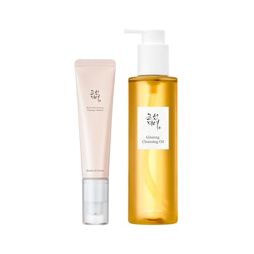 Beauty Of Joseon Revive Eye Serum With Retinal Niacinamide (30Ml 1.01 Fl.Oz.) With Ginseng Cleansing Oil (210Ml 7.1 Fl.Oz) Korean Skincare