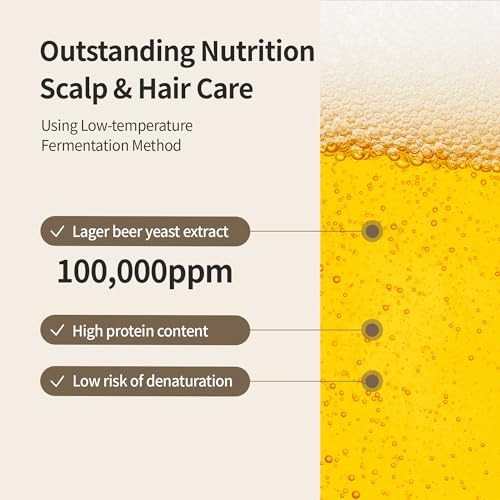 Benton Beer Yeast Shampoo Hair Loss Relief Biotin Shampoo For Thinning Hair Volumizing Regrowth Therapy Scalp Calming Paraben Sulphate Free 16.0 Fl.Oz