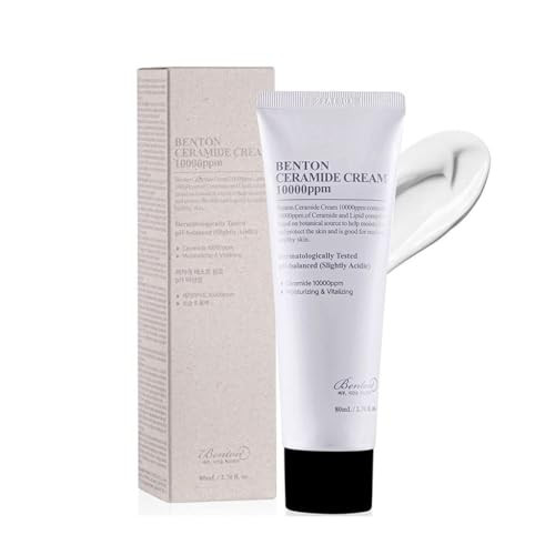 Benton Ceramide Cream 10000Ppm Vegan Nourishing And Hydrating Moisturizer Strengthen Skin Barrier For Dry And Sensitive Skin 2.7Oz