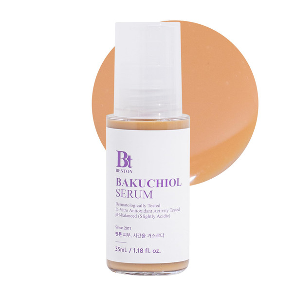 Benton Bakuchiol Serum - Nourishing Serum For Face With Bakuchiol Retinol Alternative - Improve Elasticity And Control Photoaging - Serum For Sensitive Skin 1.18 Fl.Oz