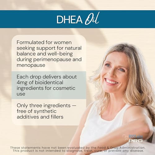 Biolabs Pro Dhea Oil - Bioidentical Natural Hormone Balance Support For Women Or Men - Six Month Supply - Topical 2Oz