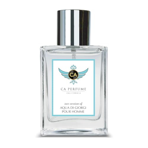 Ca Perfume Impression Of Aqua Di Giorgi Pour Homme For Men Woody Aquatic Fragrance Long Lasting Mens Cologne Eau De Parfum 1.7 Fl Oz 50Ml