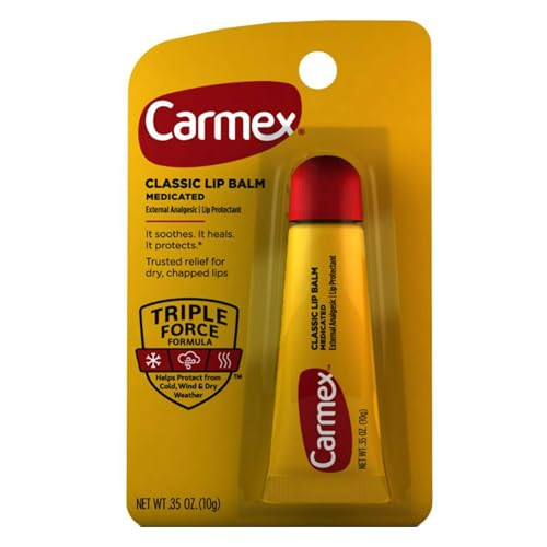 Carmex Classisc Lip Balm Medicated 0.35 Oz ( Pack Of 6)