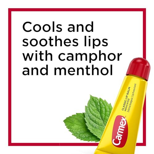 Carmex Classic Lip Balm Medicated 0.35 Oz (Pack Of 9)