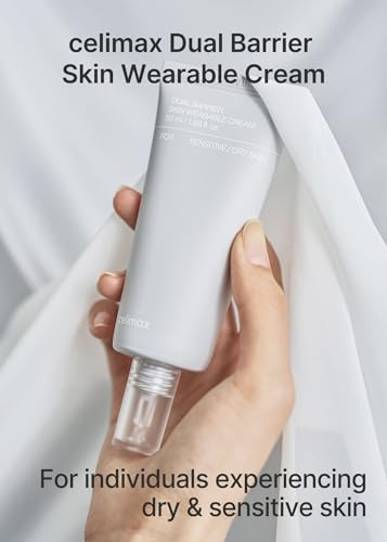 Celimax Dual Barrier Skin Wearable Cream | Long Lasting Cream Face Moisturizer With Ceramides Hyaluronic Acid Moisturizing Hydrating Soothing Repairing Day & Night Cream 50Ml