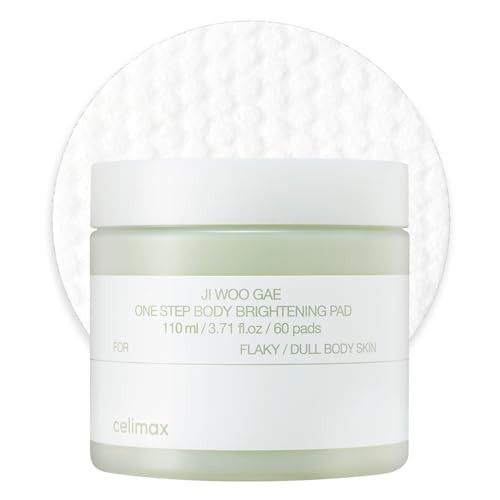 Celimax One Step Body Brightening Pad | With Green Tea & White Truffle For Underarm Knee & Elbow Gentle Exfoliating & Hydrating 110Ml (60 Pads)