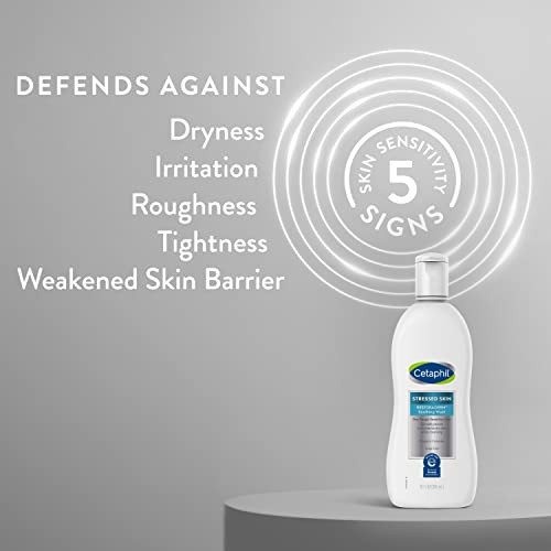 Cetaphil Restoraderm Soothing Wash 10 Fl Oz Soothes Dry Stressed Skin Hypoallergenic Soap & Paraben Free National Eczema Association Endorsed