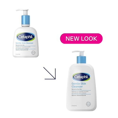 Cetaphil Face Wash Hydrating Gentle Skin Cleanser For Dry To Normal Sensitive Skin 8 Oz Pack Of 3 Fragrance Free Soap Free And Non-Foaming