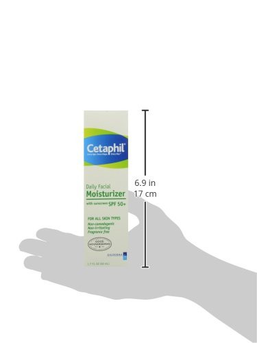 Cetaphil Daily Facial Moisturizer With Sunscreen Spf 50+ 1.7 Fluid Ounce