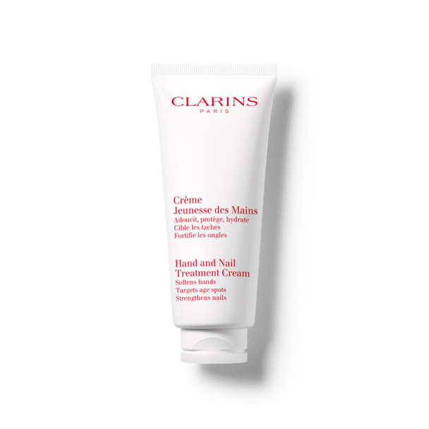 Clarins Hand And Nail Treatment Cream | Award-Winning | Softens Nourishes And Shields Skin | Strengthens Nails And Conditions Cuticles | Natural Plant Extracts Including Shea Butter