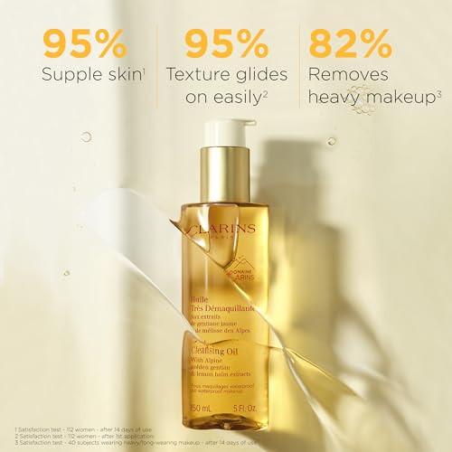 Clarins Total Cleansing Oil | Removes Long-Wearing Heavy And Waterproof Makeup And Pollutants | Preserves Skin'S Microbiota | Easy Rinse | Safe For Use On Face Eyes And Lips | Dermatologist Tested