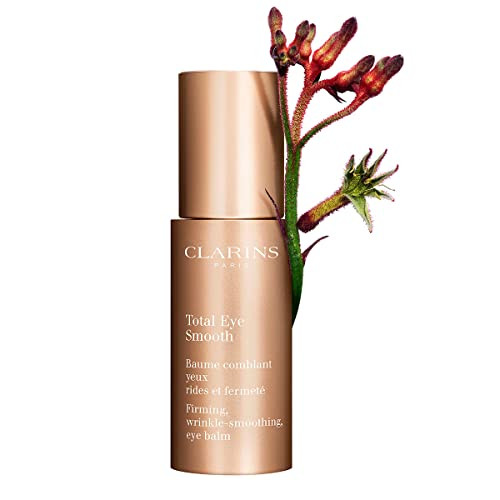 Clarins Total Eye Smooth | 2-In-1 Anti-Aging Eye Cream And 10-Minute Eye Mask | Minimizes Appearance Of Wrinkles Dark Circles And Puffiness | Visibly Firms And Smoothes | All Skin Types 0.5 Ounces