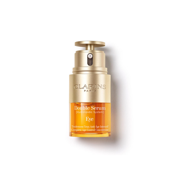 Clarins Double Serum Eye | Anti-Aging Eye Treatment | Visibly Smoothes Firms Hydrates And Revitalizes For More Youthful-Looking Eyes In Just 7 Days* | 13 Plant Extracts Including Turmeric 0.6 Oz