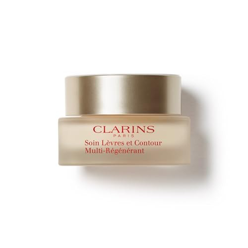 Clarins Extra-Firming Lip And Contour Balm | Deeply Hydrates Softens And Repairs Dry Chapped Lips | Visibly Smoothes Fine Lines And Wrinkles | Rich In Vitamin E And Antioxidants 0.5 Ounces
