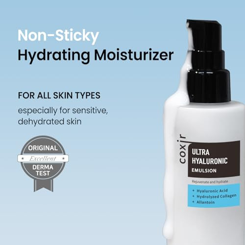 Coxir Moisture Firming Master Set Youth-Boosting Serum + Deep Hydration Emulsion | Firming Plumping And Glow-Enhancing Korean Vegan Set | 2-Step Radiance Ritual