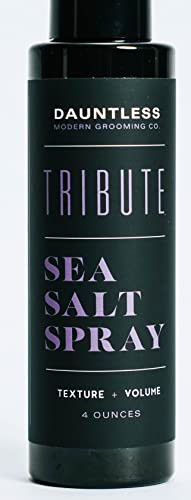 Dauntless Modern Grooming Co. Tribute Sea Salt Spray | Adds Volume Texture And Body| For Men And Women 4 Fl Oz (Pack Of 1) 4.0 Fluid_Ounces Pack Of 1
