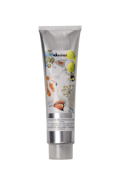 Davines Authentic Moisturizing Balm Multi-Functional Conditioner For Face Hair & Body - 98% Natural Oil-Based Formula Softens & Nourishes 5.07 Fl Oz