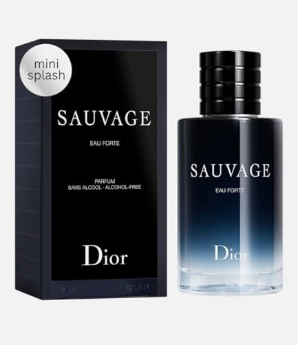 Dior Sauvage Eau Forte Parfum Mini Splash 0.34 Oz Travel Perfume