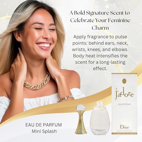 J'Adore By Christian Dior Perfume For Women Edp Mini Travel Splash 5 Ml