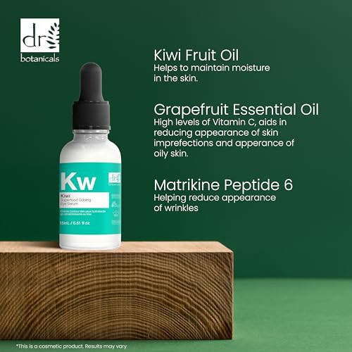 Dr Botanicals Dr. Botanicals Kiwi Superfood Cooling Eye Serum 0.51 Fl Oz (15 Ml)