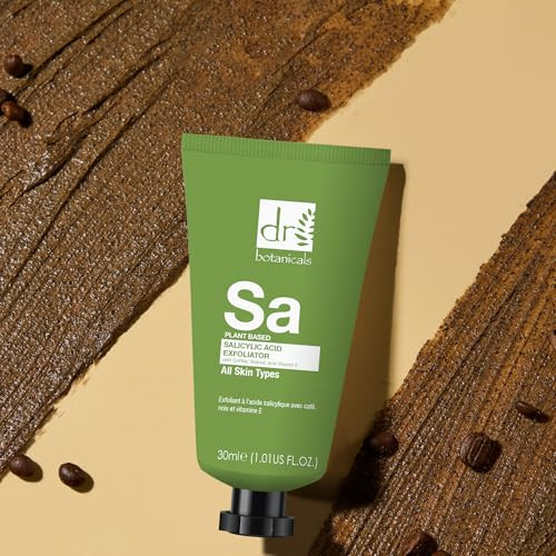 Dr Botanicals Skin Chemists Salicylic Acid Facial Serum | 2% Bha Exfoliant For Acne-Prone Skin | Clarifying & Brightening Treatment 1 Fl Oz