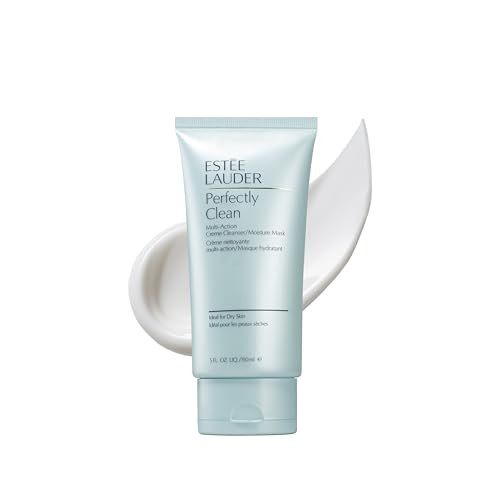 Est E Lauder Perfectly Clean Multi-Action Cream Face Wash Cleanser/Moisture Mask | Ideal For Dry Skin 5 Ounce
