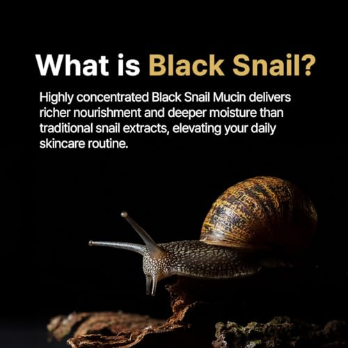 Farmstay Black Snail & Peptide9 Perfect Ampoule Korean Snail Mucin Serum For Elastic & Glow Skin Boosting Radiance & Repairing Skin Barrier Serum For Women & Men Korean Skin Care 1.18 Fl. Oz