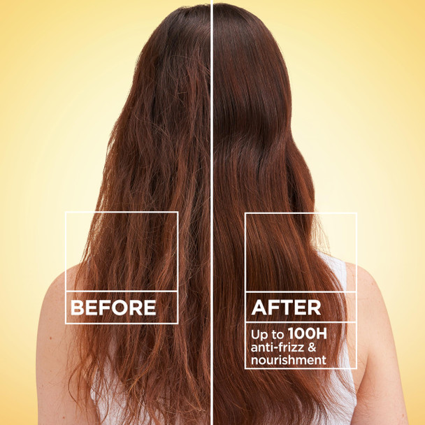 Garnier Whole Blends Hair Honey Milk 450F Heat Protectant Spray For All Hair Types With Up To 100 Hrs Of Frizz Control 8.5 Fl Oz 2 Count
