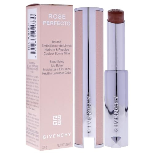 Givenchy Rose Perfecto Plumping Lip Balm - N302 Warm Maple For Women 0.09 Oz Lip Balm