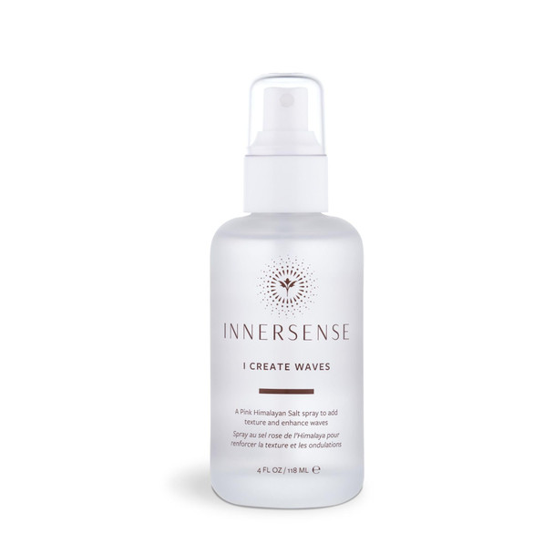 Innersense Organic Beauty - Natural I Create Waves Pink Himalayan Salt Spray | Non-Toxic Cruelty-Free Clean Haircare (4Oz)