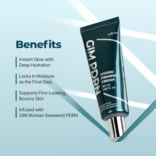 Isntree Gim Pdrn Hydro Firming Cream | Korean Moisturizer With Seaweed-Derived Pdrn + 10% Squalane | Lightweight Hydrating Face Cream 50Ml