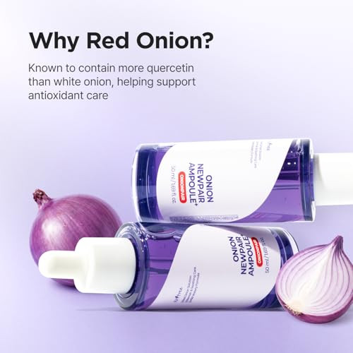 Isntree Onion Newpair Ampoule Plus 50Ml 1.69 Fl.Oz Uneven Skin Tone Care | Hydrating & Soothing Ampoule | Red Onion Extract & Niacinamide | Lightweight Watery Texture | Korean Skincare