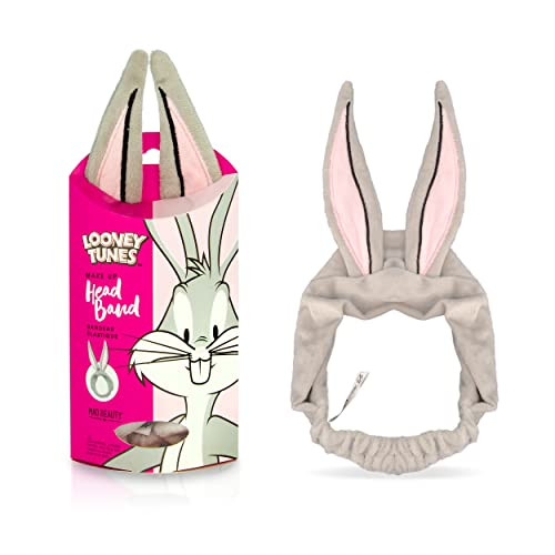 Mad Beauty Warner Bugs Bunny Looney Tunes Headband Keeps Hair Neatly Tucked Away Out Of Face Strawberry Face Mask Revitalize Skin For A Glowing Look Great Value Pack
