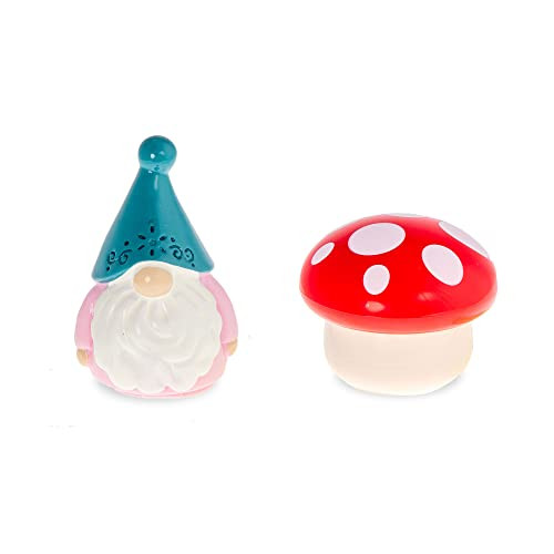 Mad Beauty Gnome Matter What Lip Balm Duo 2-Pack Gnome & Toadstool Lip Balm Pots Classic Vanilla & Cherry Moisturize & Hydrate For Soft Fresh Lips Great Funny Cute