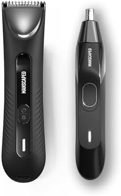 Manscaped The Perfect Duo 3.0 Plus Includes: The Lawn Mower 3.0 Plus Waterproof Electric Men'S Groin & Body Hair Trimmer And The Weed Whacker 2.0 Nose & Ear Hair Trimmer Updated Skinsafe Blades