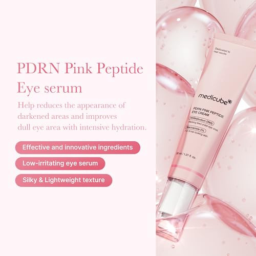 Medicube Eye Serum Duo For Firmer-Looking Skin: Pdrn Peptide Serum And Deep Reviving Peptide Eye Cream | Korean Skincare s For Women Skin Care Set