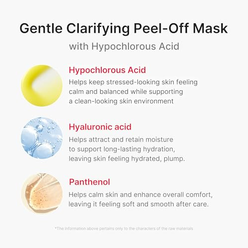 Medicube Hypochlorous Acid Peel Mask 3Ea | Peel-Off Sheet Mask For Excess Sebum Pores & Blackheads | Panthenol Hyaluronic Acid For Hydrating & Pore-Refining Care | Korean Skincare (13Ml X 3Ea)