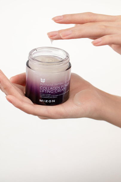 Mizon Marine Collagen Power Lifting Cream | Korean Anti Aging Face Cream For Wrinkles & Elasticity | Collagen & Hyaluronic Acid Moisturizer For Women 2.53 Fl Oz