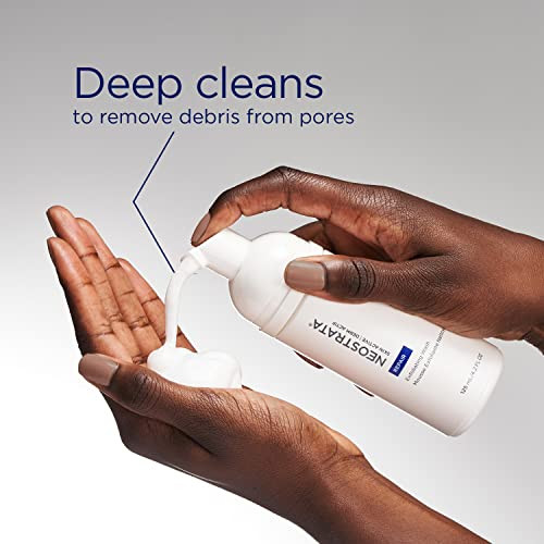 Neostrata Exfoliating Wash Revitalizing Foaming Facial Cleanser With Polyhydroxy Acid For All Skin Types Soap-Free Fragrance-Free 4.2 Fl Oz (Pack Of 1)